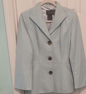 Terry Lewis Classic Luxuries Light Blue Blazer
